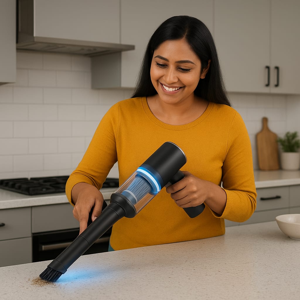 Portable Air Duster Wireless Vacuum Cleaner  (1 year-warrenty)